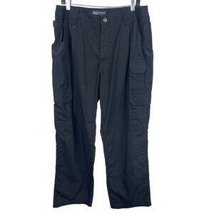 5.11 Tactical Taclite Pro Ripstop Pant Black Cargo Pocket Gusset Utility Pants
